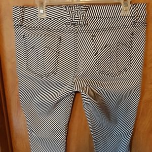TRIPP NYC blk/white stripe Jean Pants Psychobilly Punk Beetlejuice Hot Topic 11
